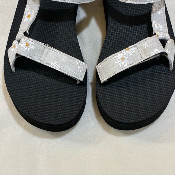 TEVA FLATFORM UNIVERSAL GLORIOSA WOMEN SANDAL WHITE FLOWER US 8 - Picture 2 of 7